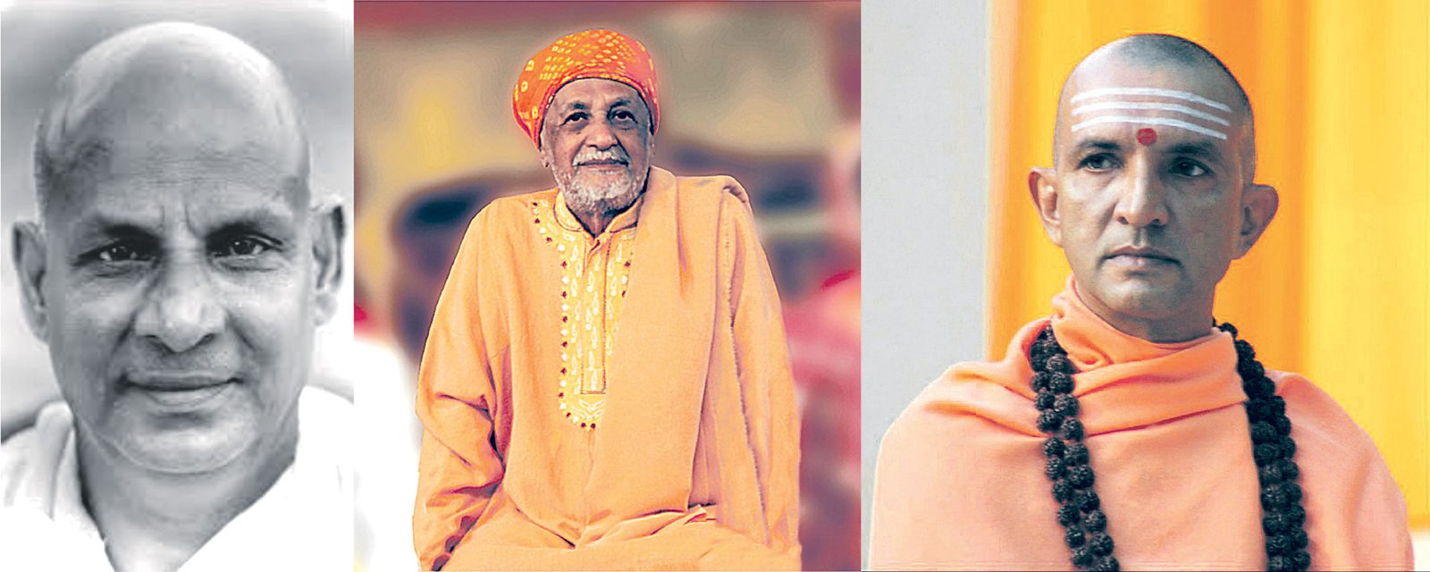 Paramahamsa Swami Sivananda Saraswati, Swami Satyananda Saraswati and Swami Niranjanananda Saraswati