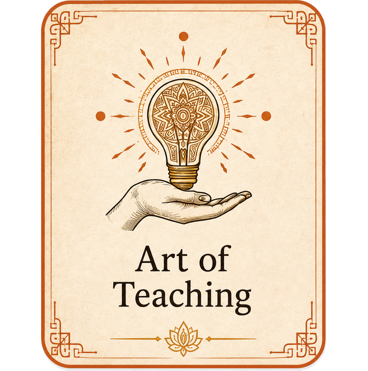 Art of Teaching — illustrated module card